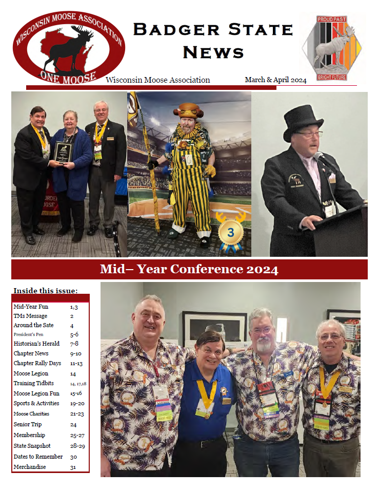 WMA Newsletter: 2024 March/April