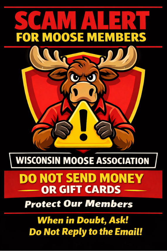 Scam Alert For Moose Members