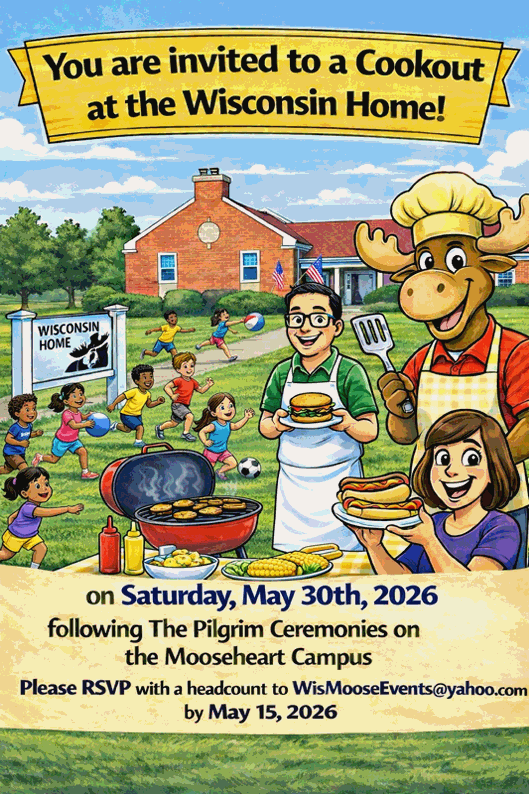 You Are Invited to a Cookout at the Wisconsin Home!