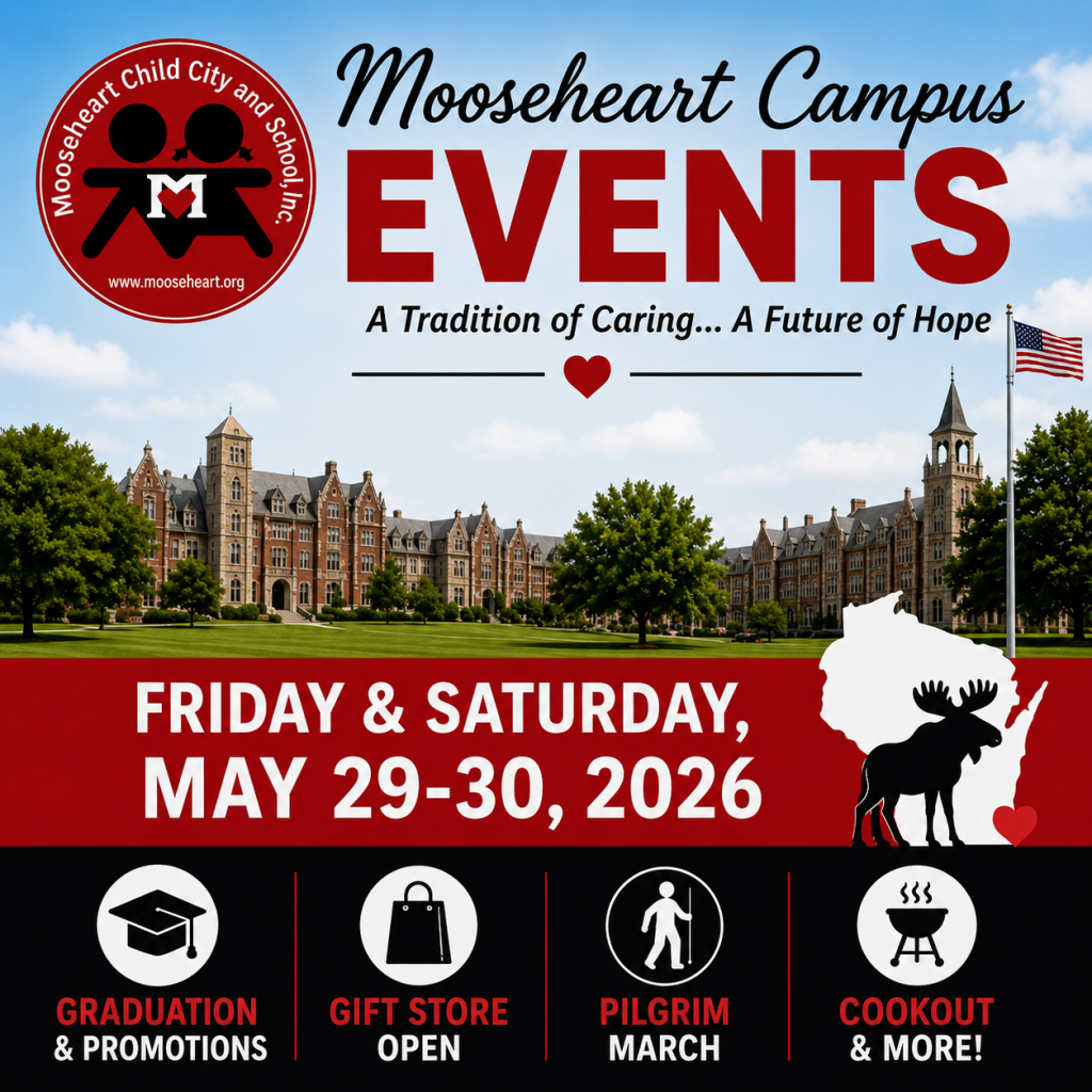 The cookout will be on Saturday, May 20, 2026, following the Pilgrim ceremonies on the Mooseheart Campus.