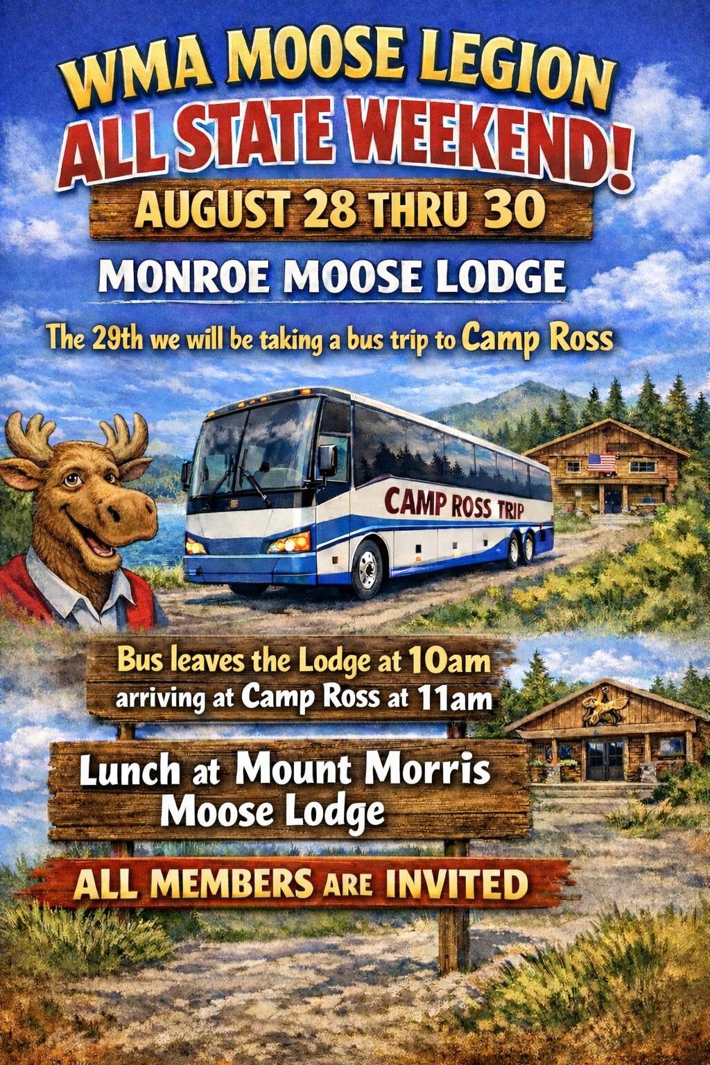 Moose Legion Fun Weekend Poster