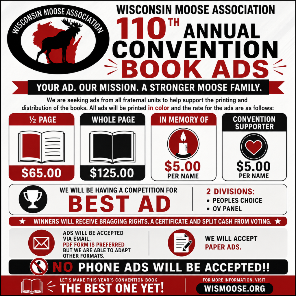 Convention Book Ads