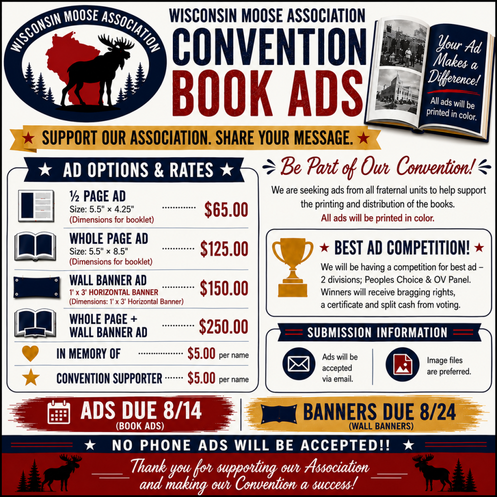 Convention Book Ads