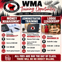 11/2026- WMA Training Opportunities